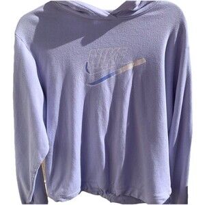 Y2K Nike fleece hoodie Women’s size small- Lavender